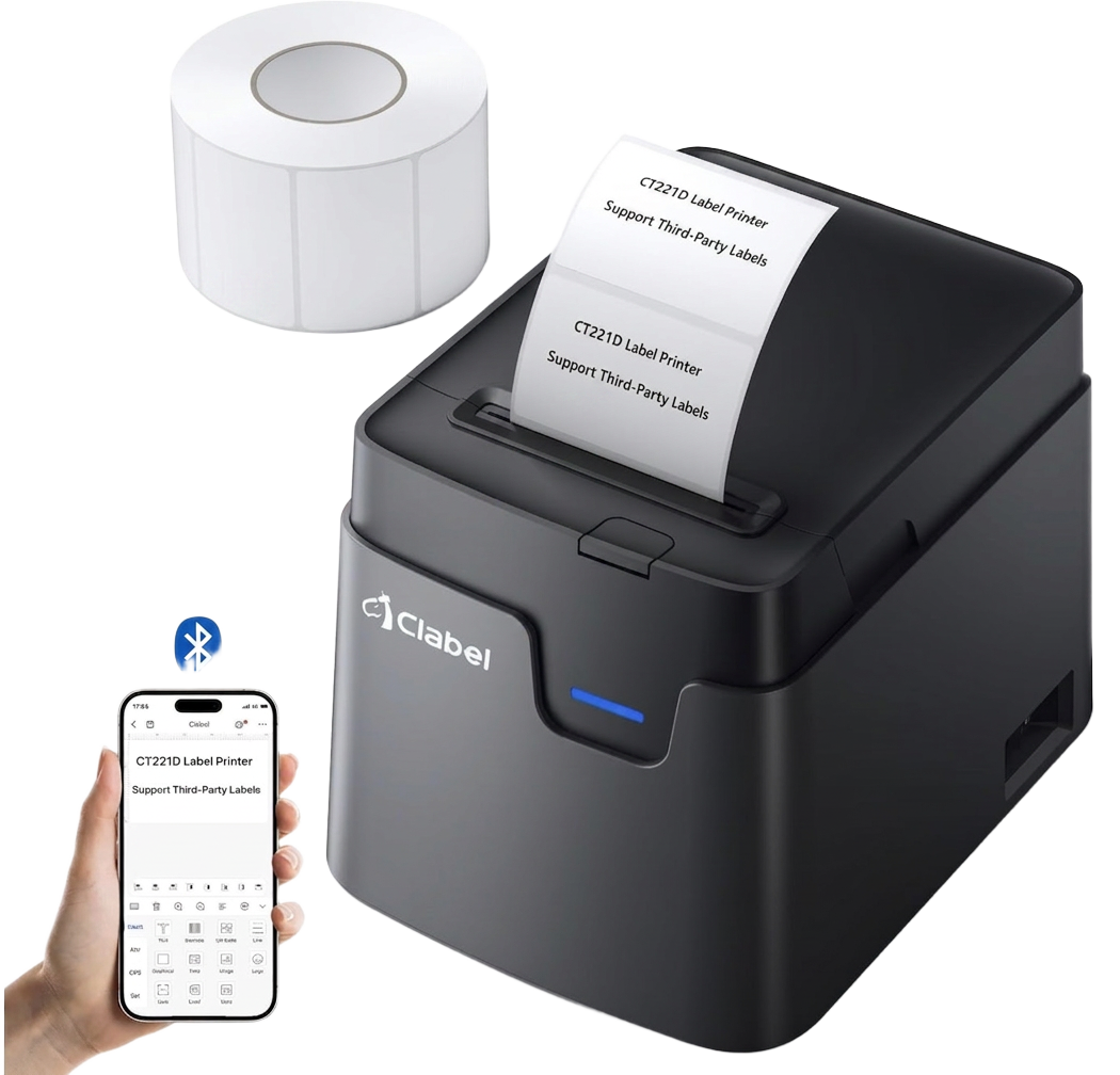 Stampante termica Bluetooth Clabel CT221D consigliata per HACCP Trace